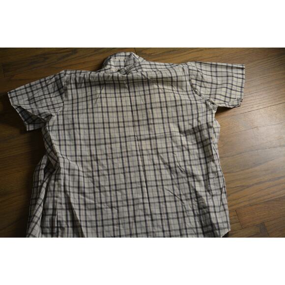 Vintage 80s Campus Rugged Country Plaid Shirt - Short Sleeve - Picture 3 of 3